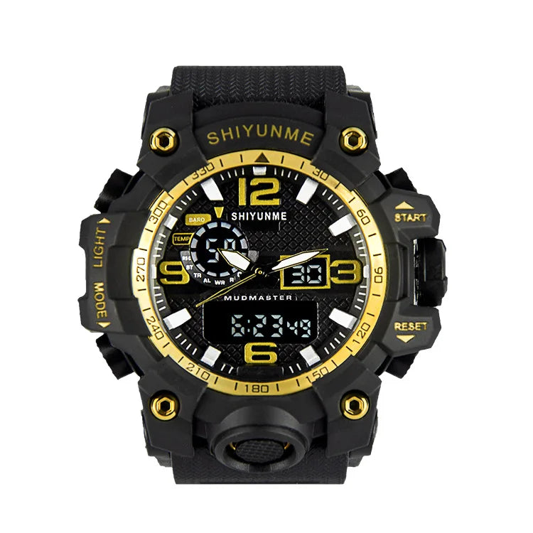 2021 Hot Style!The Latest Men's Sports Watch Waterproof Outdoor Watch Anti-knock Multi-functional Electronic Watch