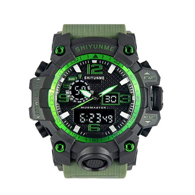 2021 Hot Style!The Latest Men's Sports Watch Waterproof Outdoor Watch Anti-knock Multi-functional Electronic Watch