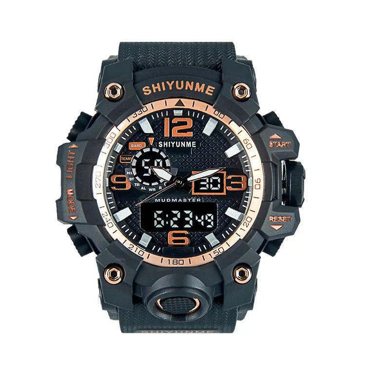 2021 Hot Style!The Latest Men's Sports Watch Waterproof Outdoor Watch Anti-knock Multi-functional Electronic Watch