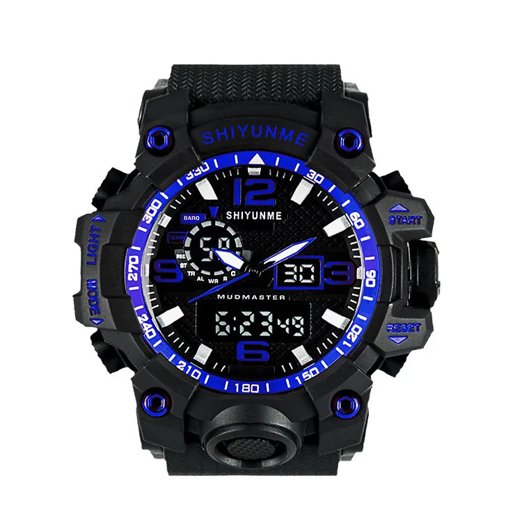2021 Hot Style!The Latest Men's Sports Watch Waterproof Outdoor Watch Anti-knock Multi-functional Electronic Watch